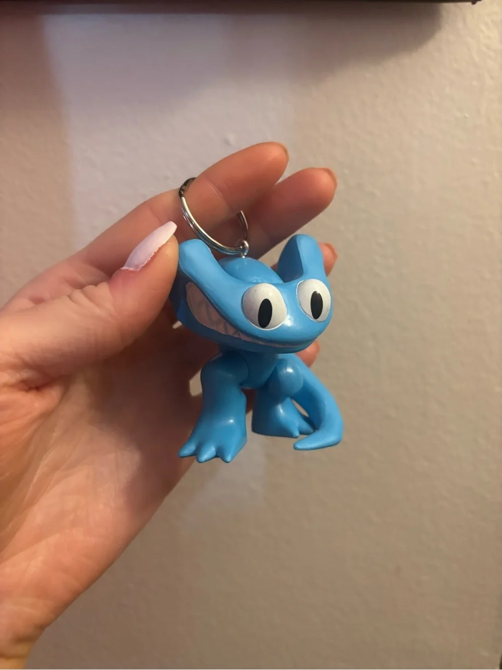 Phatmojo Rainbow Friends Series 2 Mini Figure CYAN Keychain